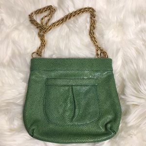 SOLD. Lauren Merkin leather shoulder bag